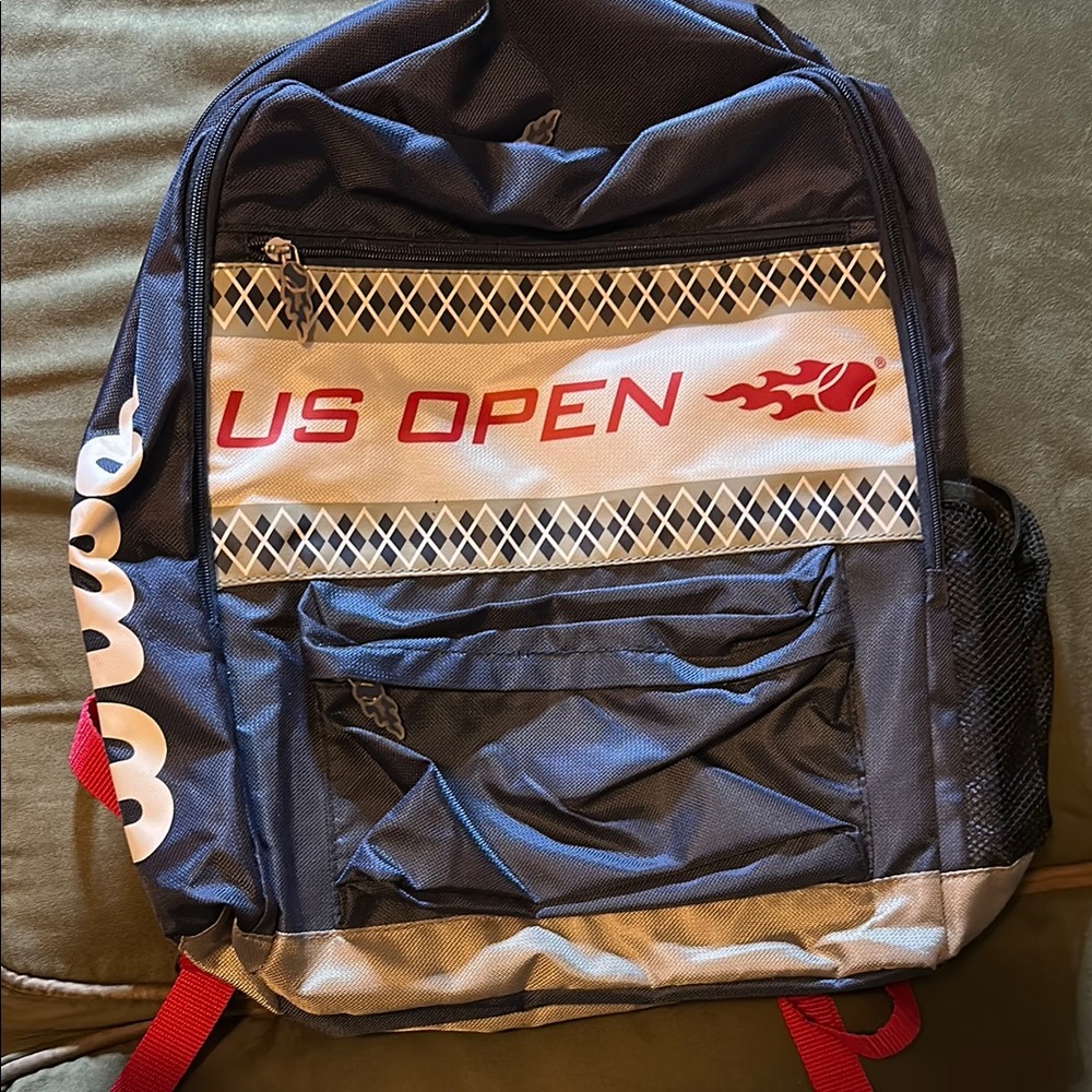 Never used - US Open Nvy Blue & Gray Backpack